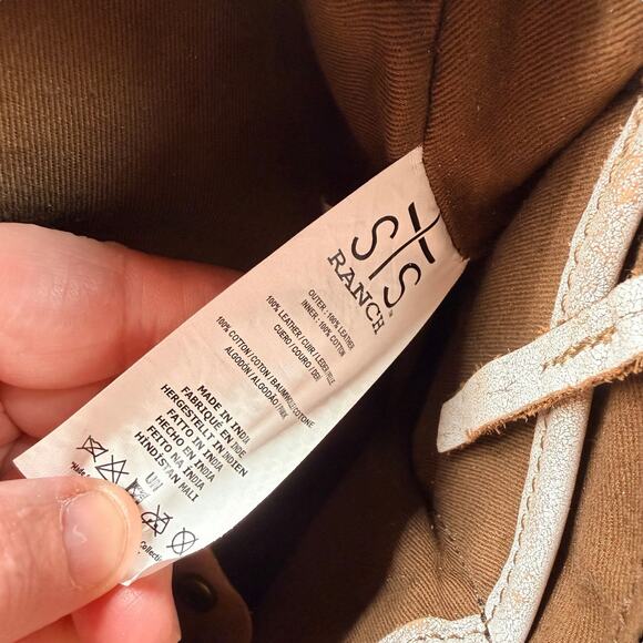 STS Ranchwear Cremello Sansa White Leather Satchel Purse with crossbody STS31179 - Picture 10 of 14